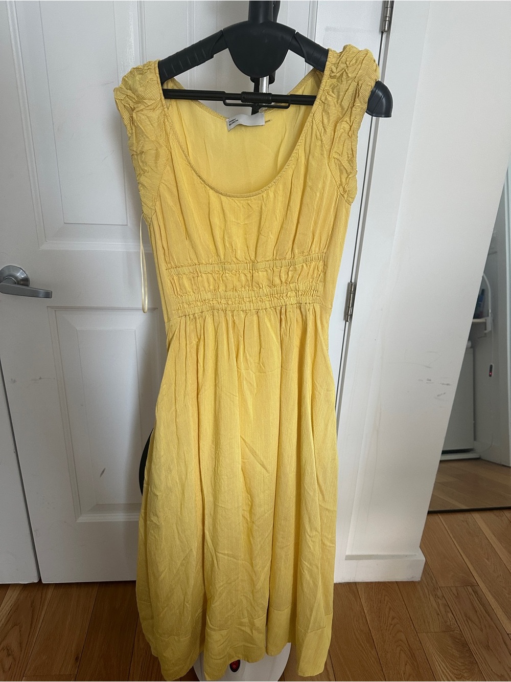 Tory Burch Smocked Waist Sleeveless Women's Dress
